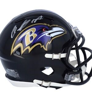 Rashod Bateman Signed Mini Helmet